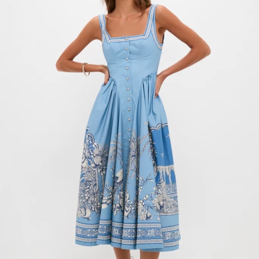 Alemais Villa romantica midi dress